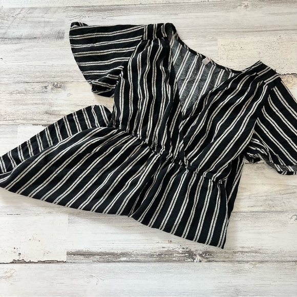 Xhilaration Striped Romper - Picture 1 of 4